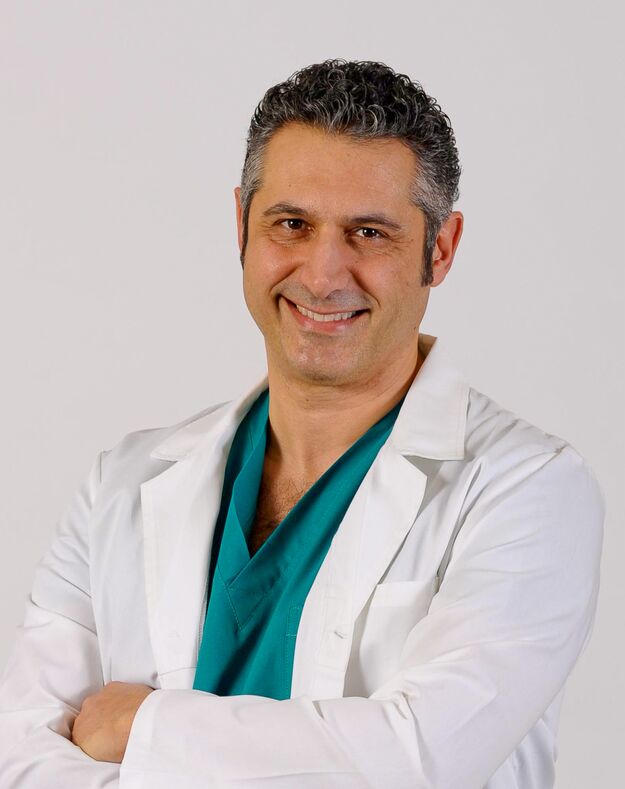 Doctor orthopedist Matteo Bezamat